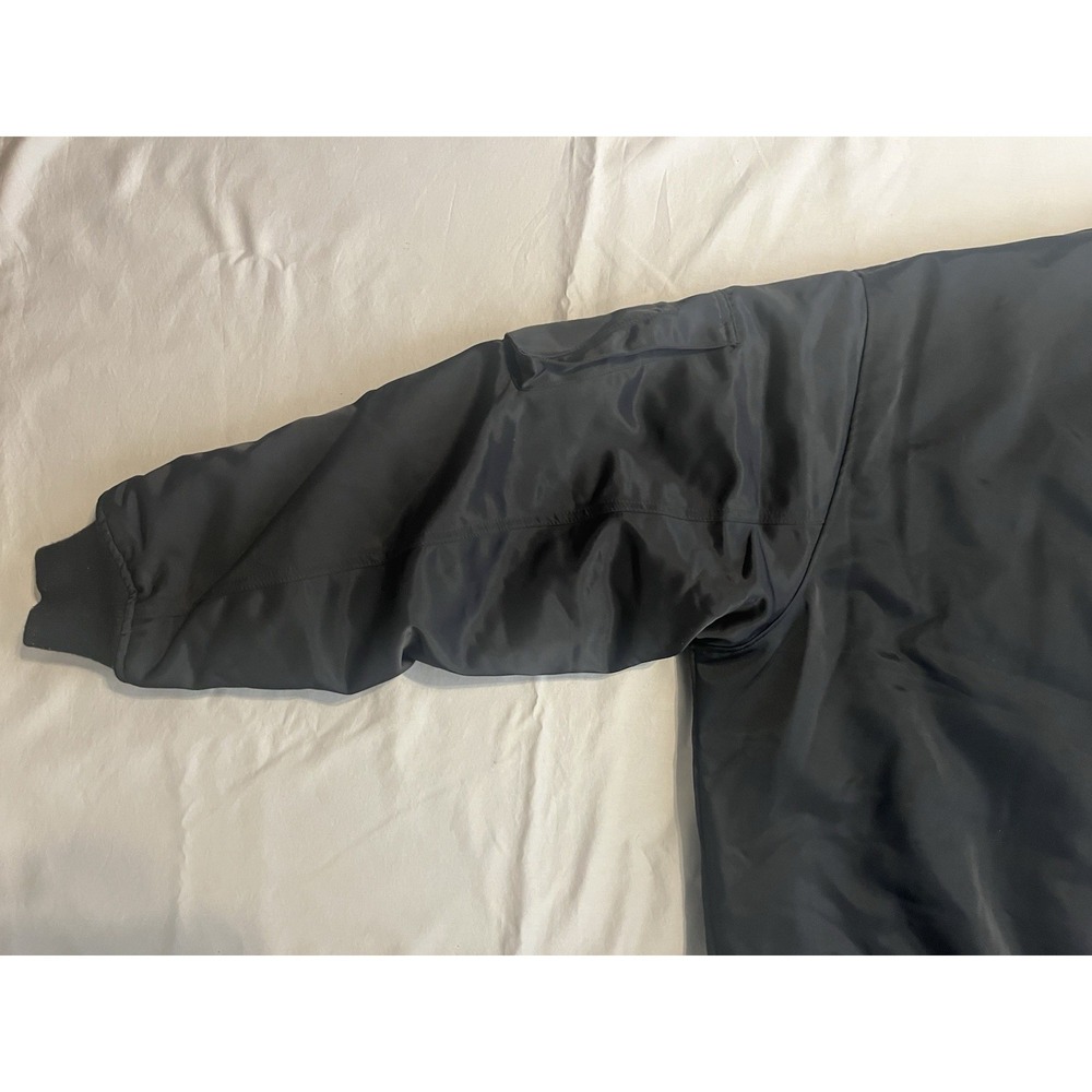 Air Jordan Reversible Varsity Jacket Black Coat Puffy 2XL DQ7344-010 - Picture 14 of 16